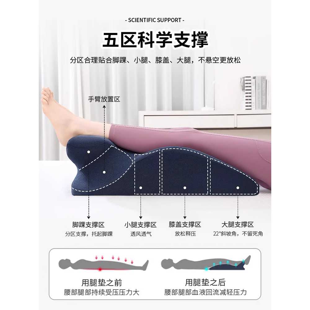 엎드려 자는 베개 낮잠 전용 수면 쿠션 압박 방지 네이비 - 상세 이미지 3