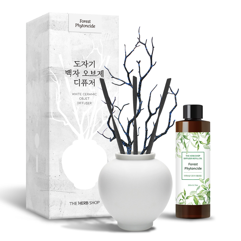 더허브샵 도자기 백자 오브제 디퓨저 - 상세 이미지 2