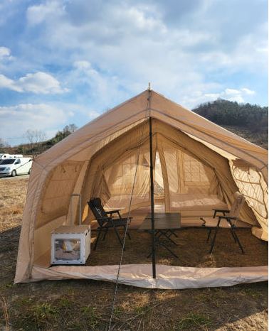 루디 쉘터 후면 리빙쉘 터널형 면 그늘막 에어텐트 9.0 전용