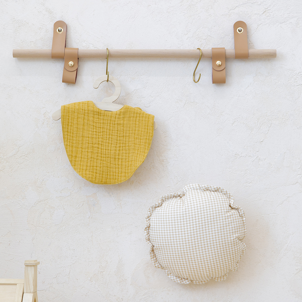 6중 요루거즈 턱받이 사계절 신생아 아기 빕 침받이 순면