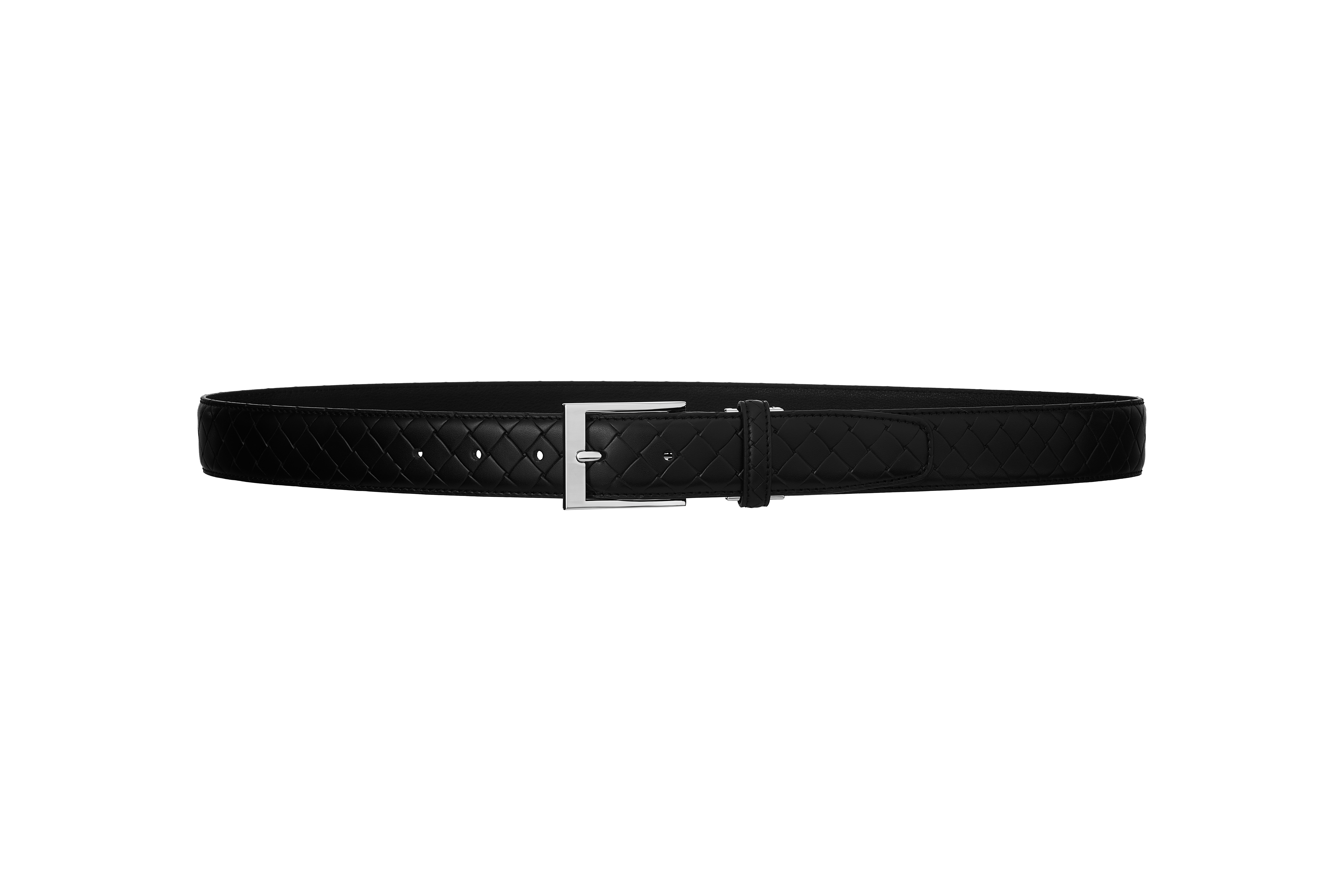 남성 소가죽 32mm 34mm 격자무늬 가죽 벨트 2 type