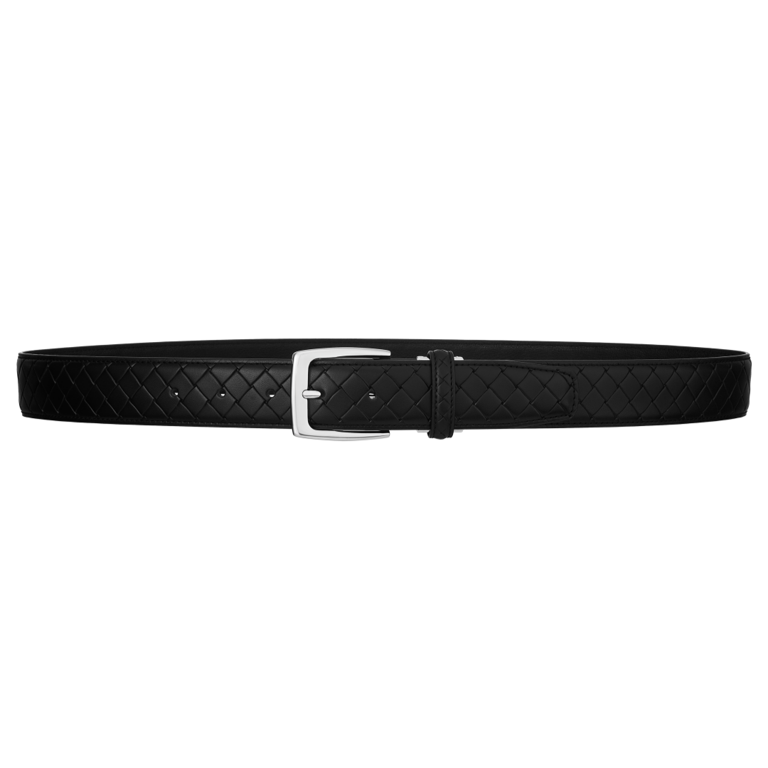 남성 소가죽 32mm 34mm 격자무늬 가죽 벨트 2 type