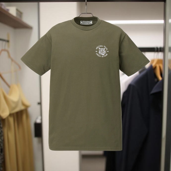 오니츠카타이거 그래픽 반팔 티셔츠 남성 2183B540 KHAKI L - 상세 이미지 3