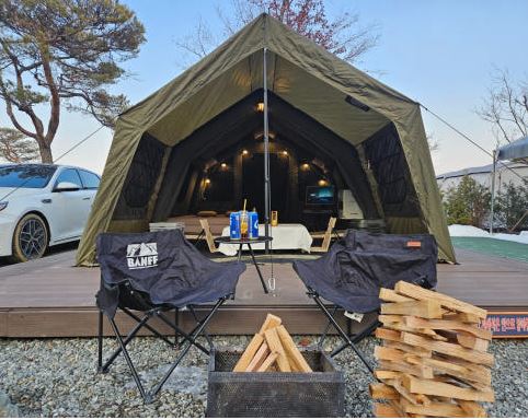 루디 쉘터 후면 리빙쉘 터널형 면 그늘막 에어텐트 9.0 전용