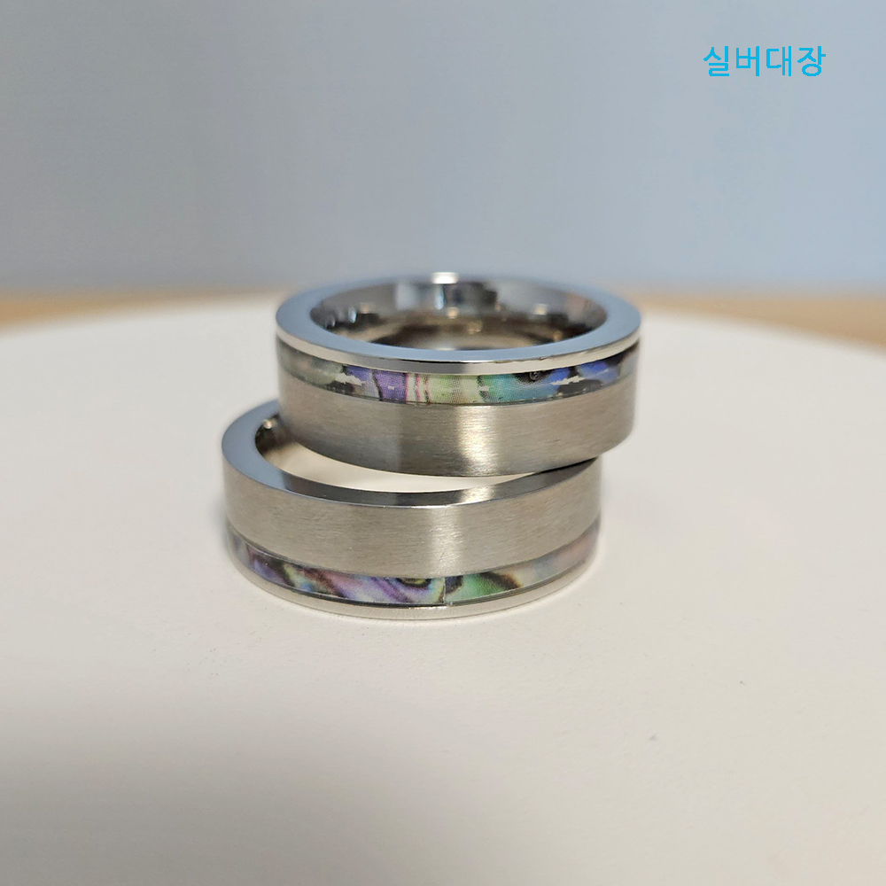 써지컬 스틸 볼드 링 선물 패션 남성 민자 반지 - 상세 이미지 2