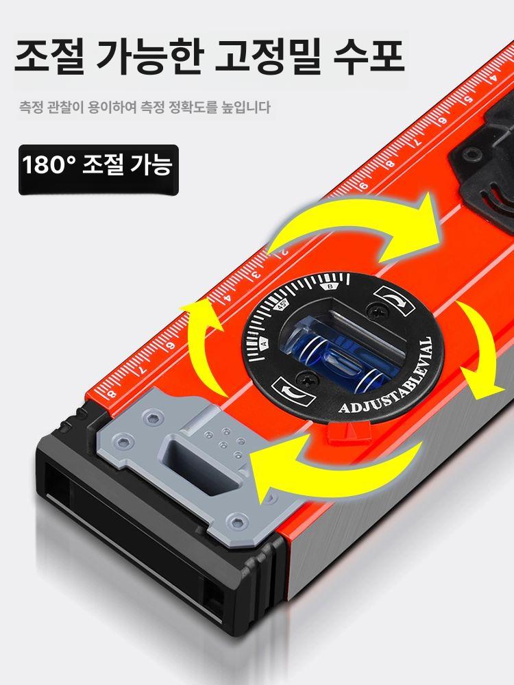 후지야 쿠로킨 산업용 강력 자석 알루미늄 수평기 미니형 자석 수평자 - 상세 이미지 5