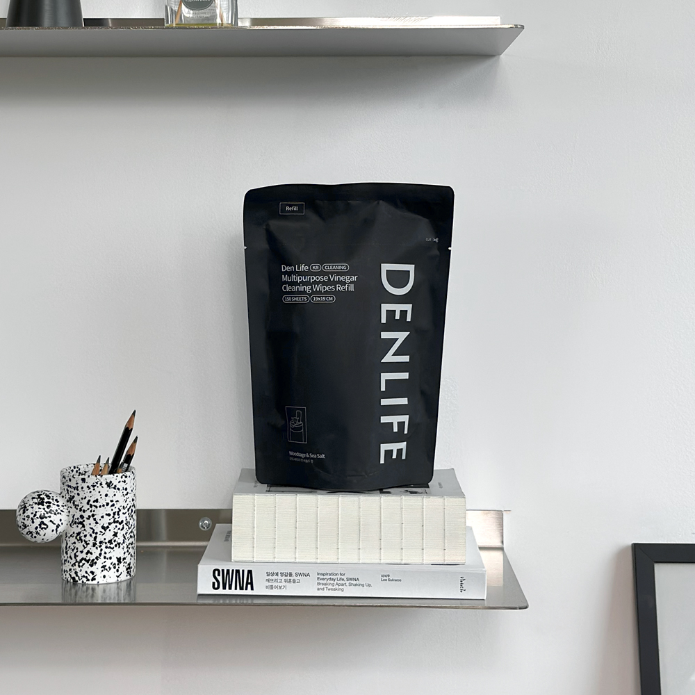 덴라이프 다목적 비니거 세정티슈 150매 (리필형) - 상세 이미지 2