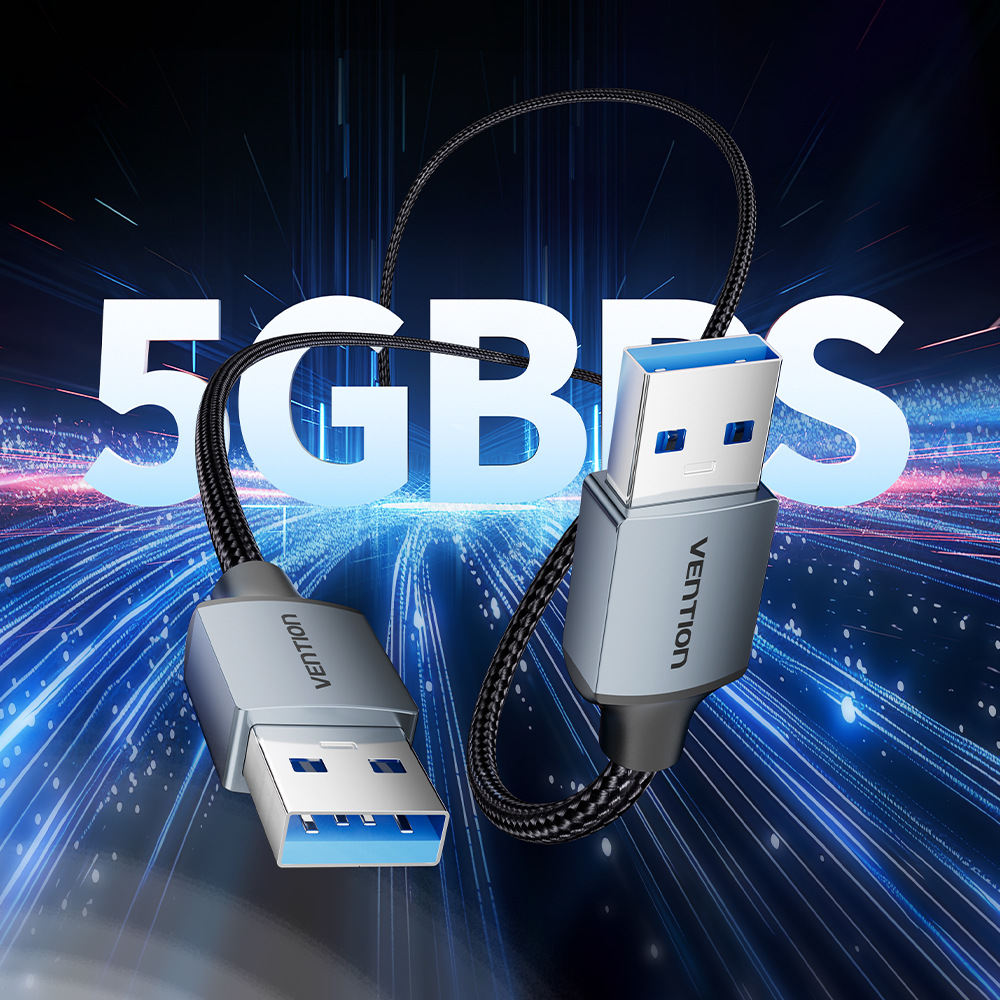 벤션 프리미엄 USB3.0 AM A to 고속 케이블 CTS 1m, 1개 - 상세 이미지 2