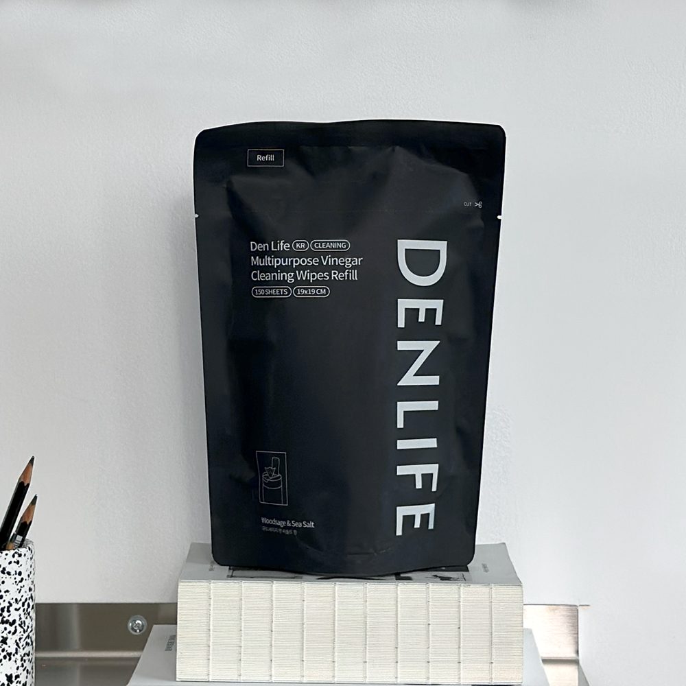 덴라이프 다목적 비니거 세정티슈 150매 (리필형)