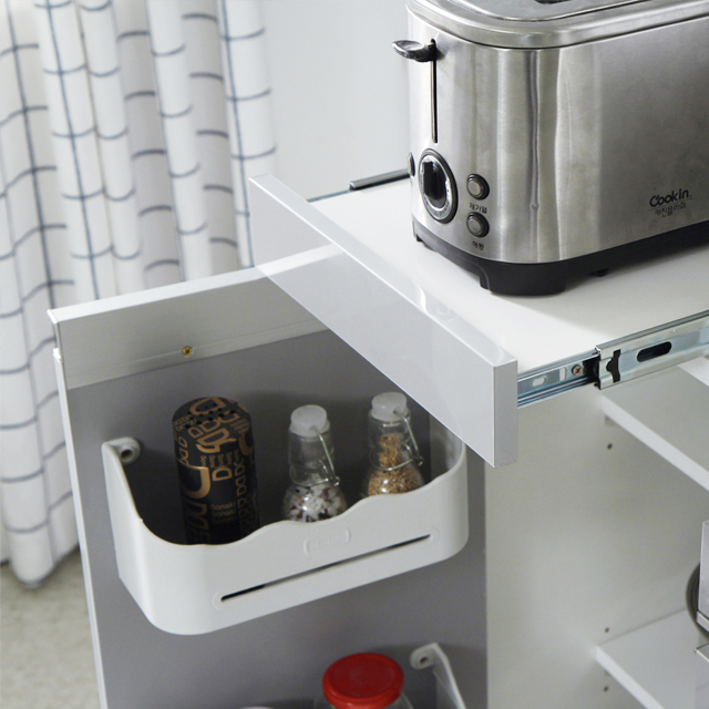 다기능 렌지대 맘스 팀버스리빙 화이트 700mm, 3단, 화이트