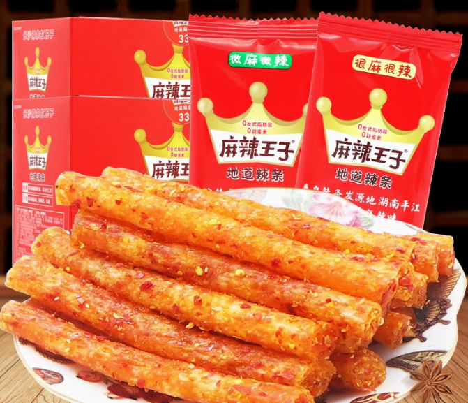 마라왕자 스낵 마라 마라맛 소분 중국과자 쫀드기 라티아오 포장 - 상품 이미지