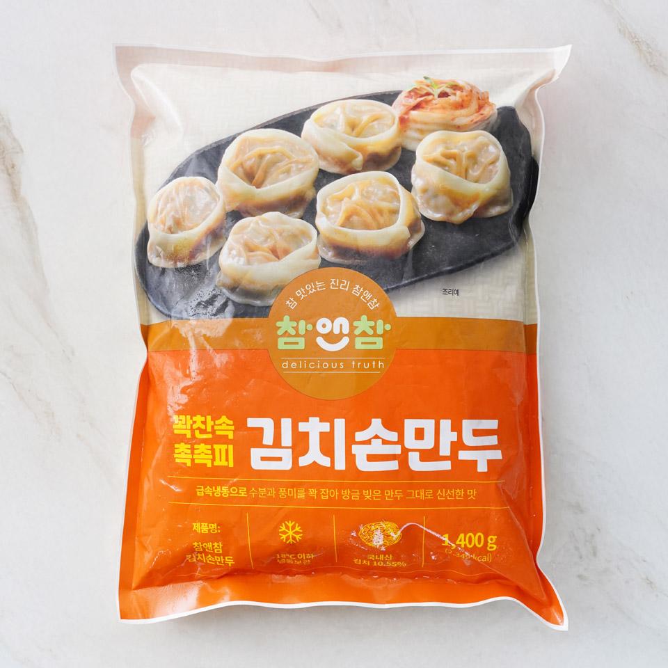 메가마트 취영루 참앤참 김치손만두  1400g - 상품 이미지