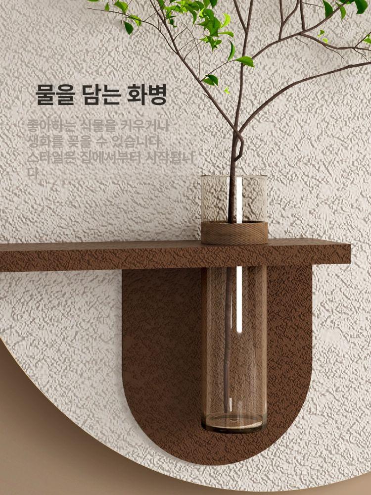 화분액자조명 LED 토끼 꽃병 원형 입체 인테리어 무드등 녹색크림 원형직경 50cm 무드등 없음 입체화유리꽃병 - 상세 이미지 2