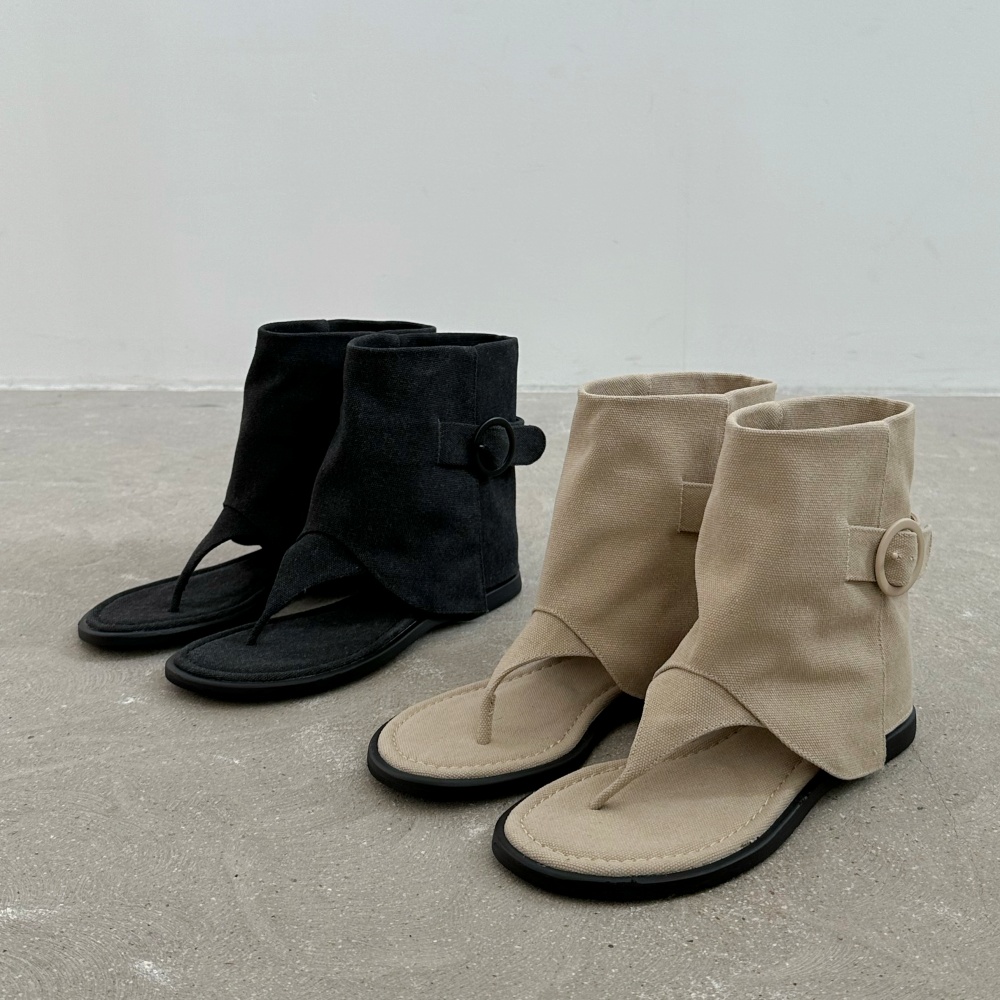 국내배송 여름 마부츠 린넨 조리 쪼리 부츠