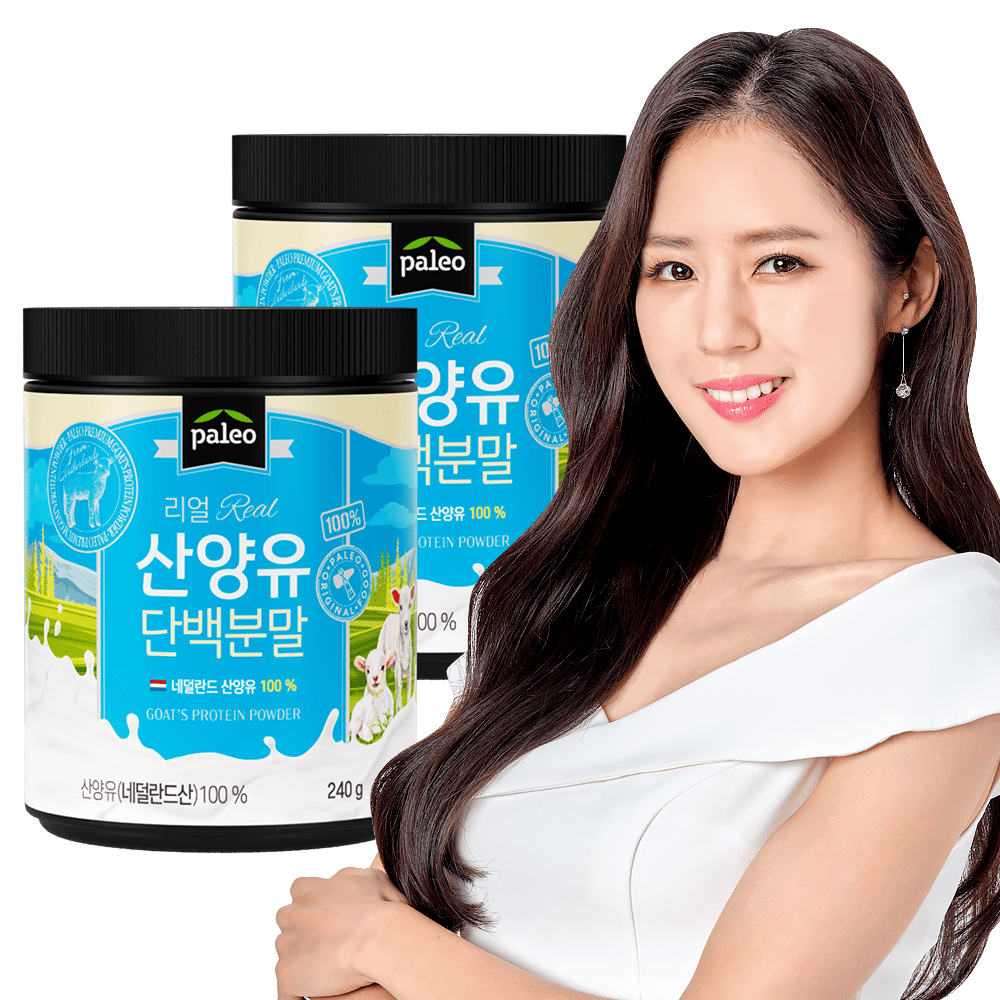 팔레오 100% 리얼 산양유 단백질 분말 240g, 2개