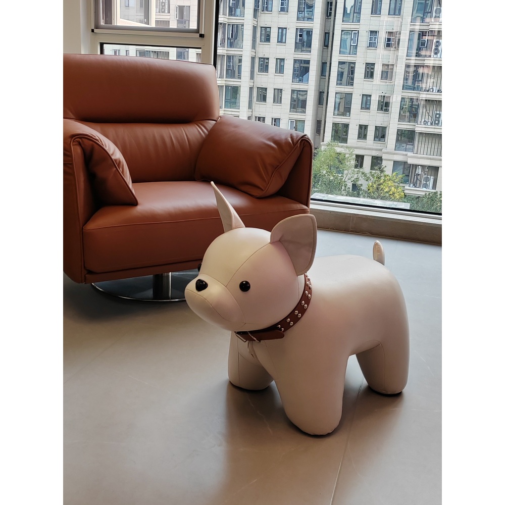 강아지 동물스툴 거실인테리어 현관 인테리어 스툴 조형물 - 상세 이미지 5