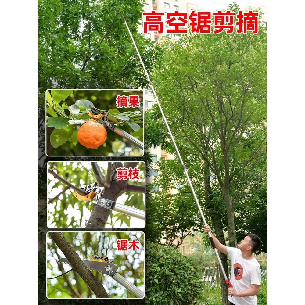 전지가위 조경 포도 대형 나무 원예 나무가지치기 1.8-4m - 상세 이미지 4