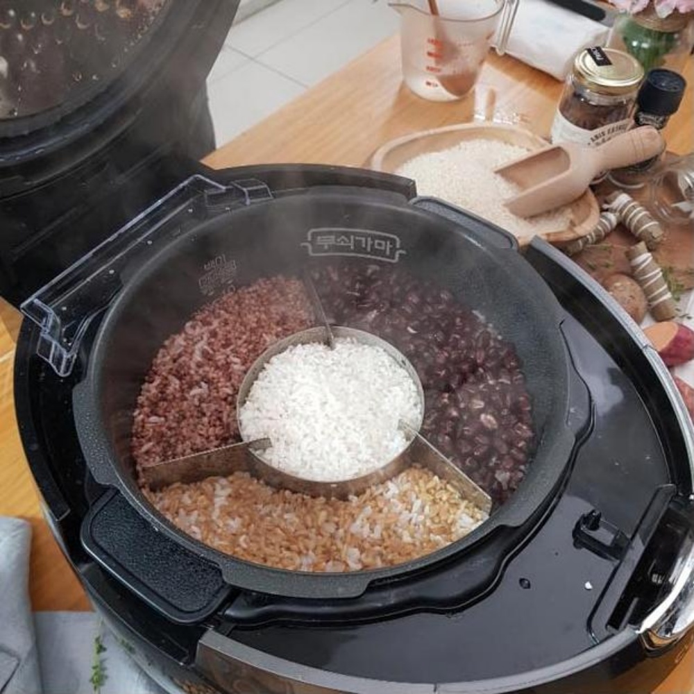 밥솥이유식칸막이 밥솥칸막이 스텐 다용도 3인용 6인용