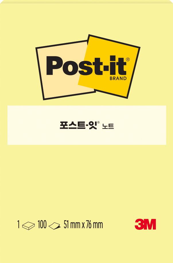 3M 포스트잇 직사각 656 100매 - 상품 이미지