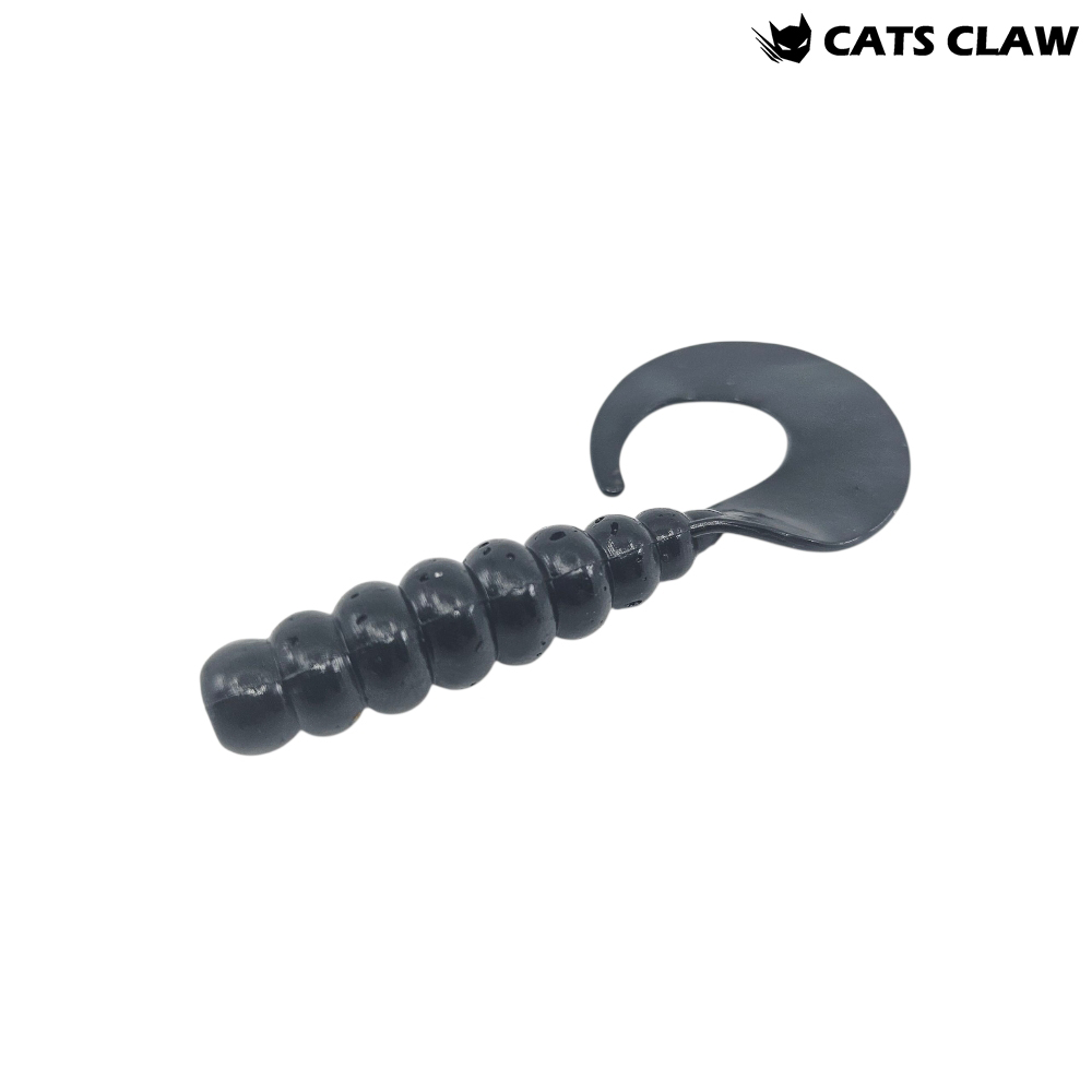 캣츠크로우 K그럽 쏘가리웜 006 블랙, 5cm(2인치) - 메인 이미지