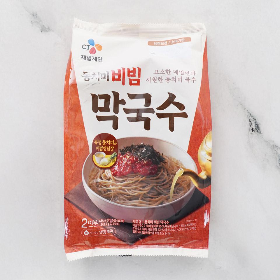 메가마트 CJ 시원한 동치미 비빔막국수 484.4g - 상품 이미지