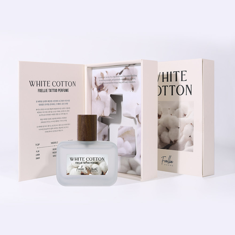 성수 라오크x포엘리에 화이트 코튼 타투 퍼퓸 45ml - 상세 이미지 2