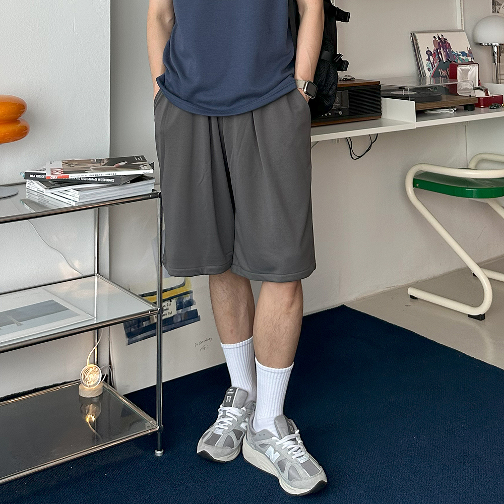 남자 반바지 트레이닝 밴딩 버뮤다 팬츠 남자버뮤다반바지 - 상세 이미지 3