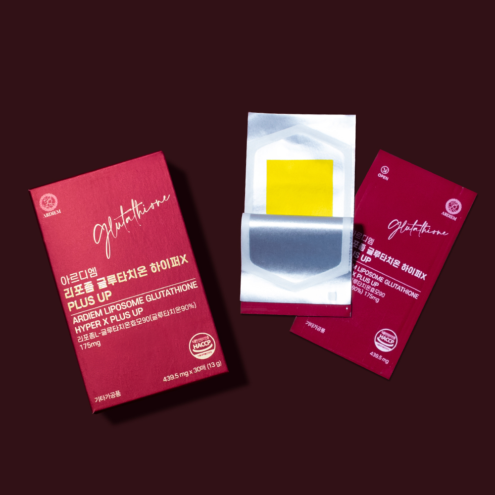 아르디엠 리포좀 글루타치온 하이퍼X PLUS UP 439.5mg 30매, 1개 - 상세 이미지 2