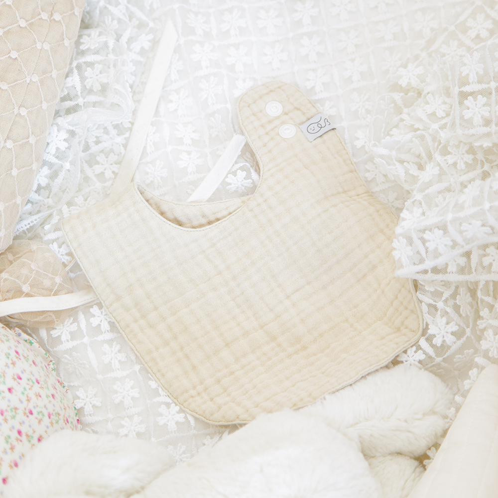 아가블랑 요루거즈 무지 턱받이 6중 사계절용