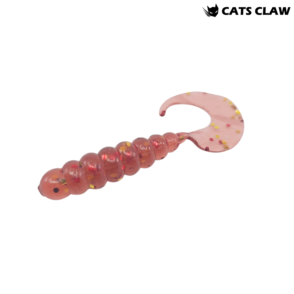 캣츠크로우 K그럽 쏘가리웜 030 모터오일 골드 믹스, 5cm(2인치) - 메인 이미지