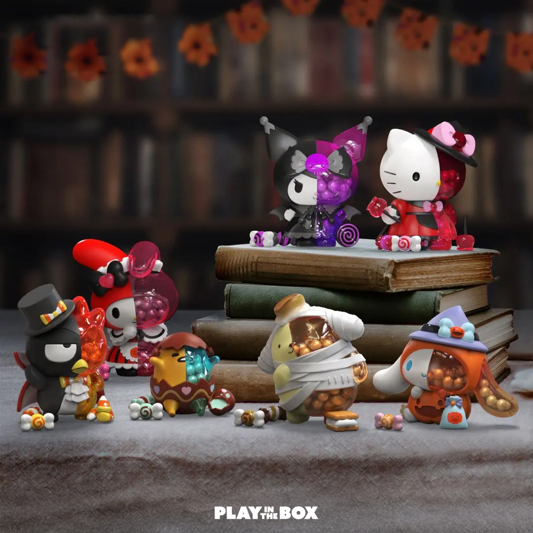 [플레이인더박스] 마이티잭스 산리오 스푸키 펀 시리즈 랜덤피규어 엑스레이피규어