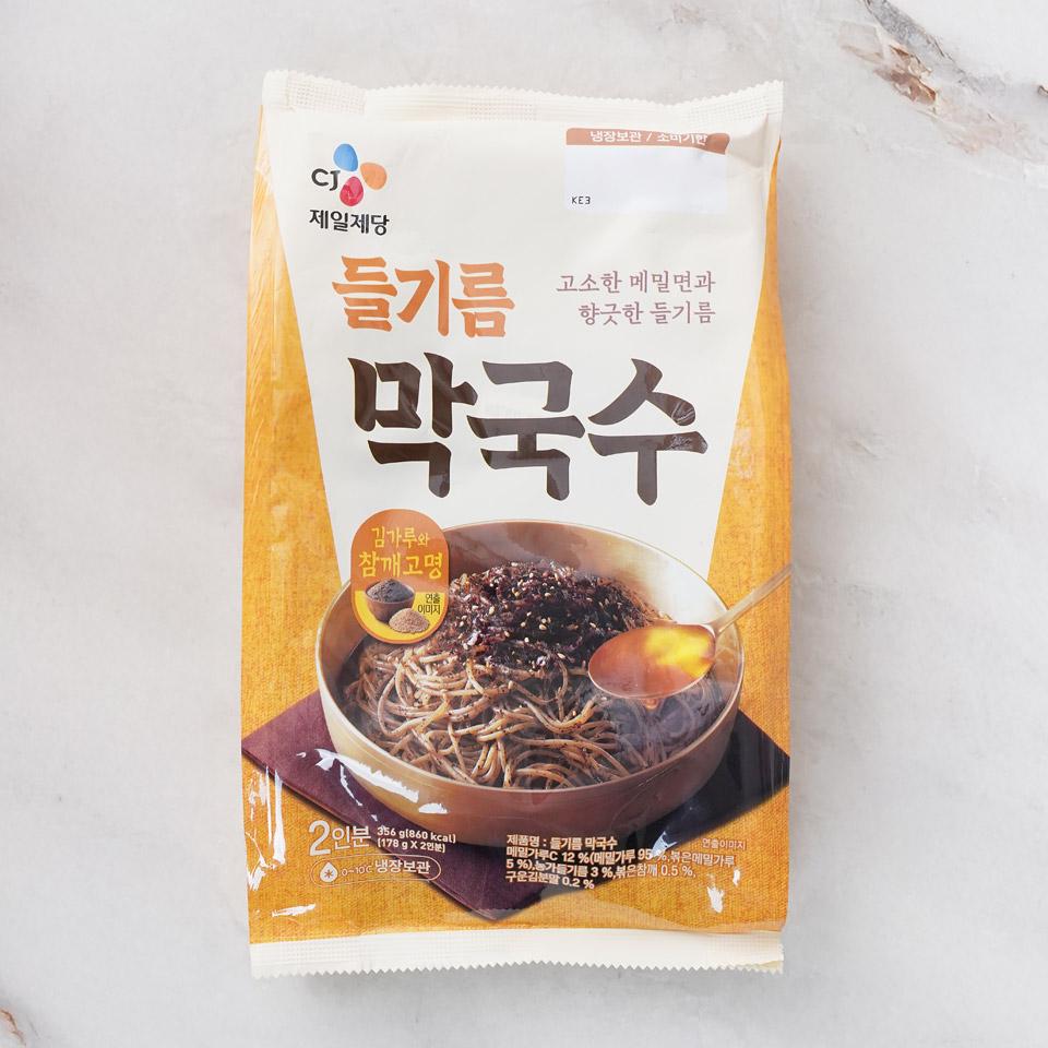 메가마트 CJ 고소한 들기름막국수 356g - 상품 이미지
