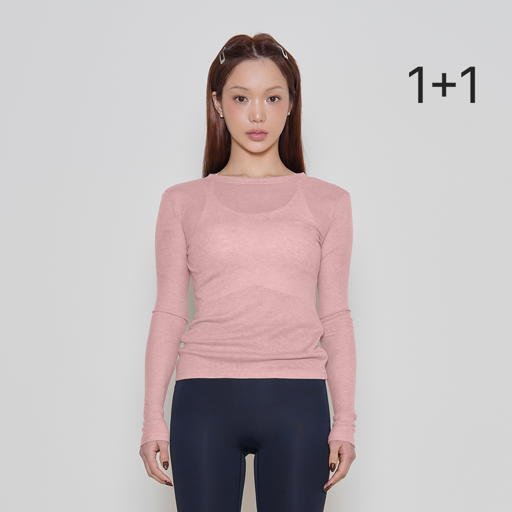 [1+1/콘치웨어] 슬림 텐셀 롱 슬리브 (5color) - 상세 이미지 3