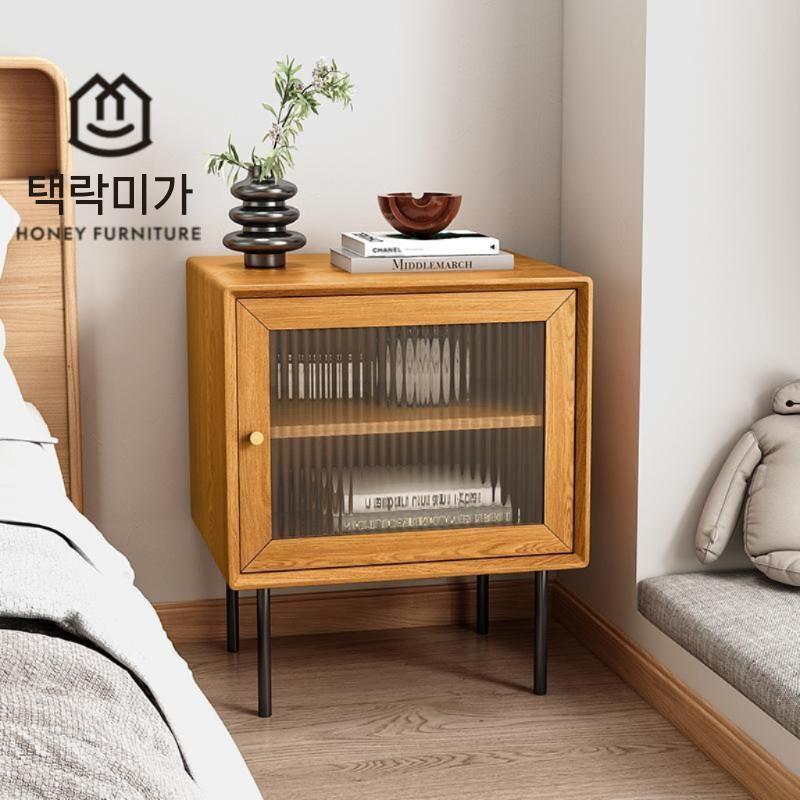 엘피 거치대 Lp수납 진열장 원목 앨피 턴테이블선반 턴테이블 - 상세 이미지 2