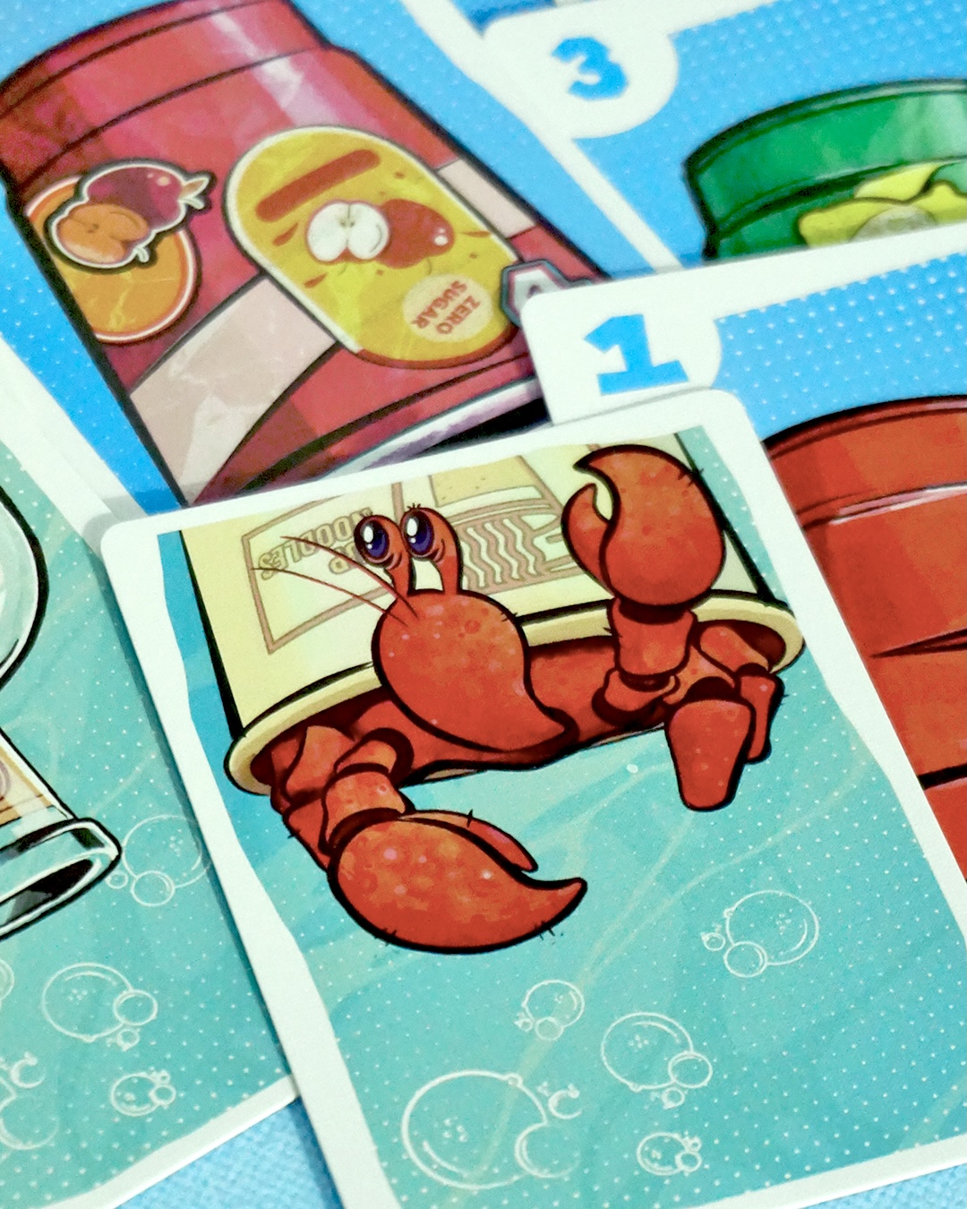 컵 더 크랩 보드게임 눈치 카드