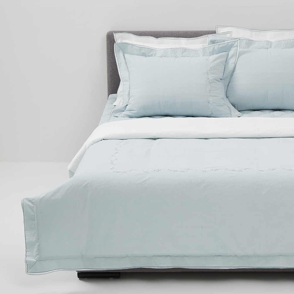 레노마홈 비노쉬 자수 사계절 차렵 이불 고급 혼수 예단 이불 먼지 없는 고밀도면100