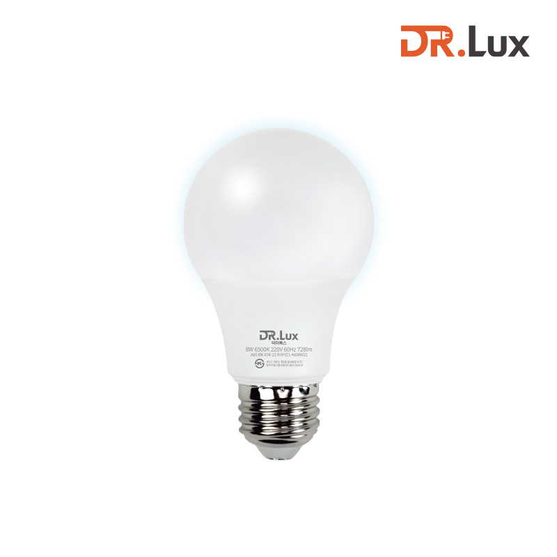LED 전구 램프 8W, 주광색, 1개