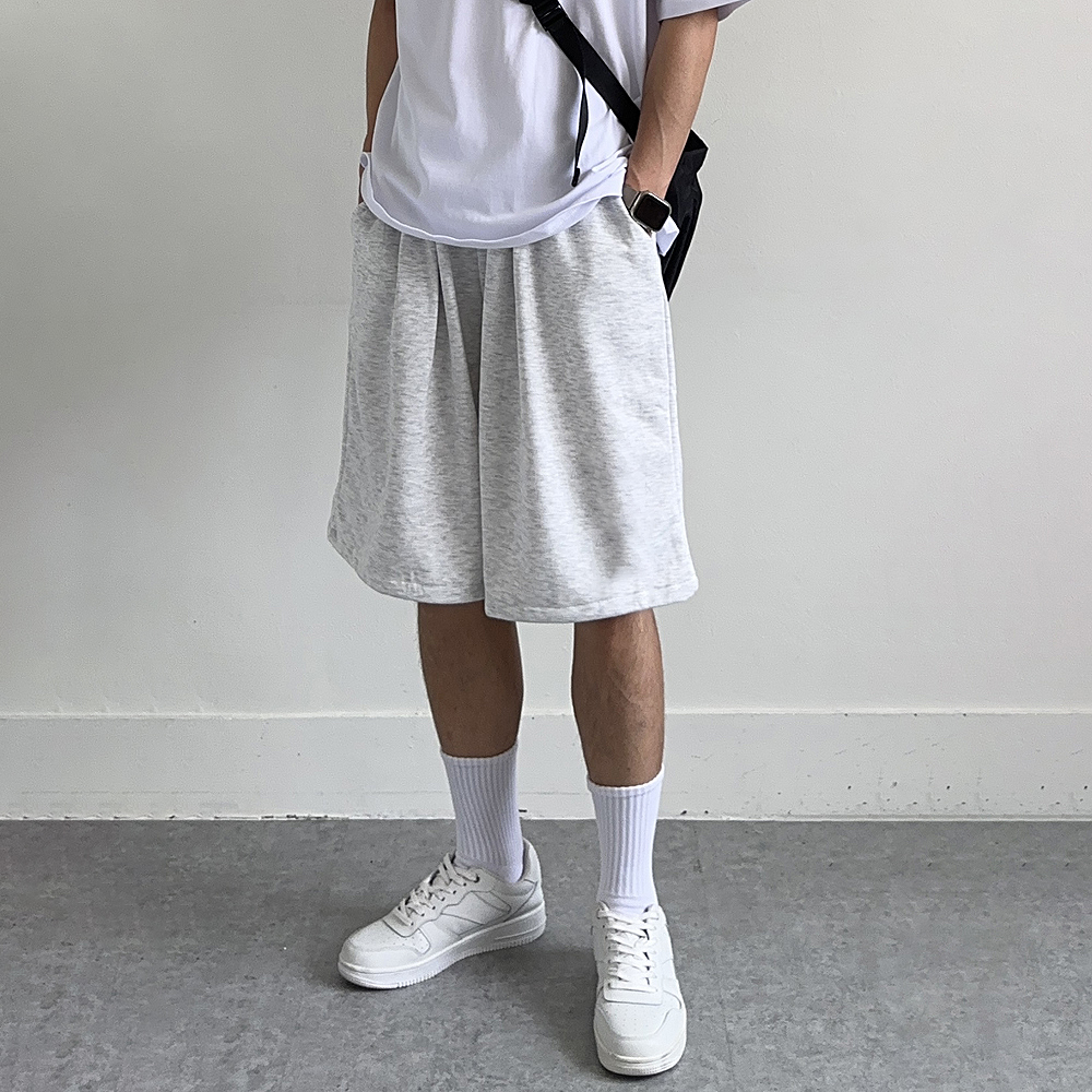 남자 반바지 트레이닝 밴딩 버뮤다 팬츠 남자버뮤다반바지 - 상세 이미지 4