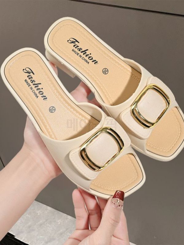 여성 여름 아웃도어 샌들 미끄럼 방지 편안한 착용감 두꺼운 밑창 데일리 캐주얼 스타일 - 상세 이미지 4