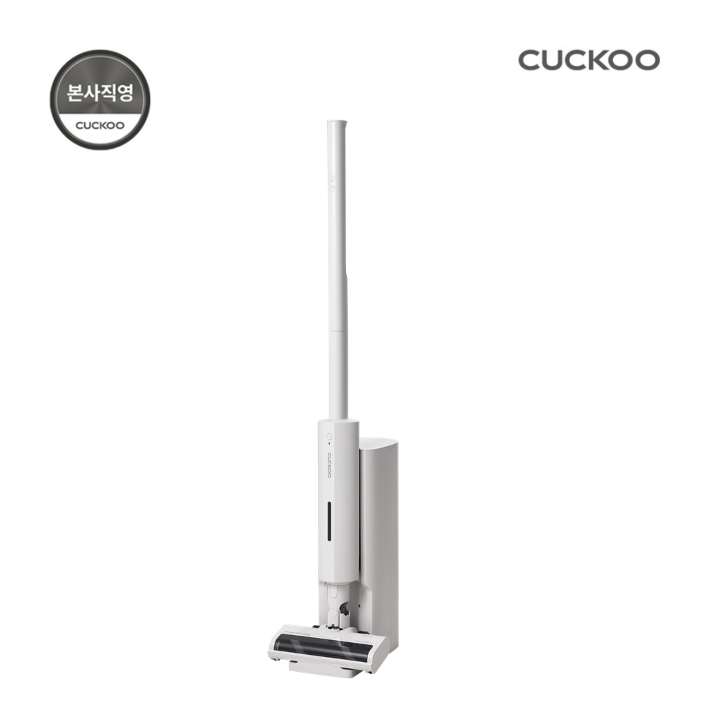 쿠쿠 초경량 스테이션 청소기 파워클론 Hyper 노블 화이트 CVC-HNLE0730NW