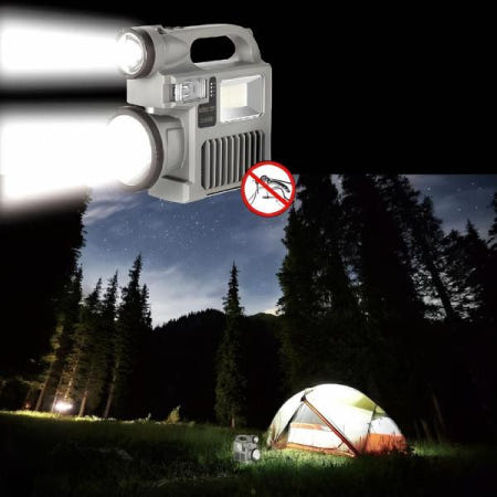 LED 대형 캠핑 랜턴 모기 퇴치 서치라이트 캠핑장 캠프파이어 야외 활동 조명 용품 방지
