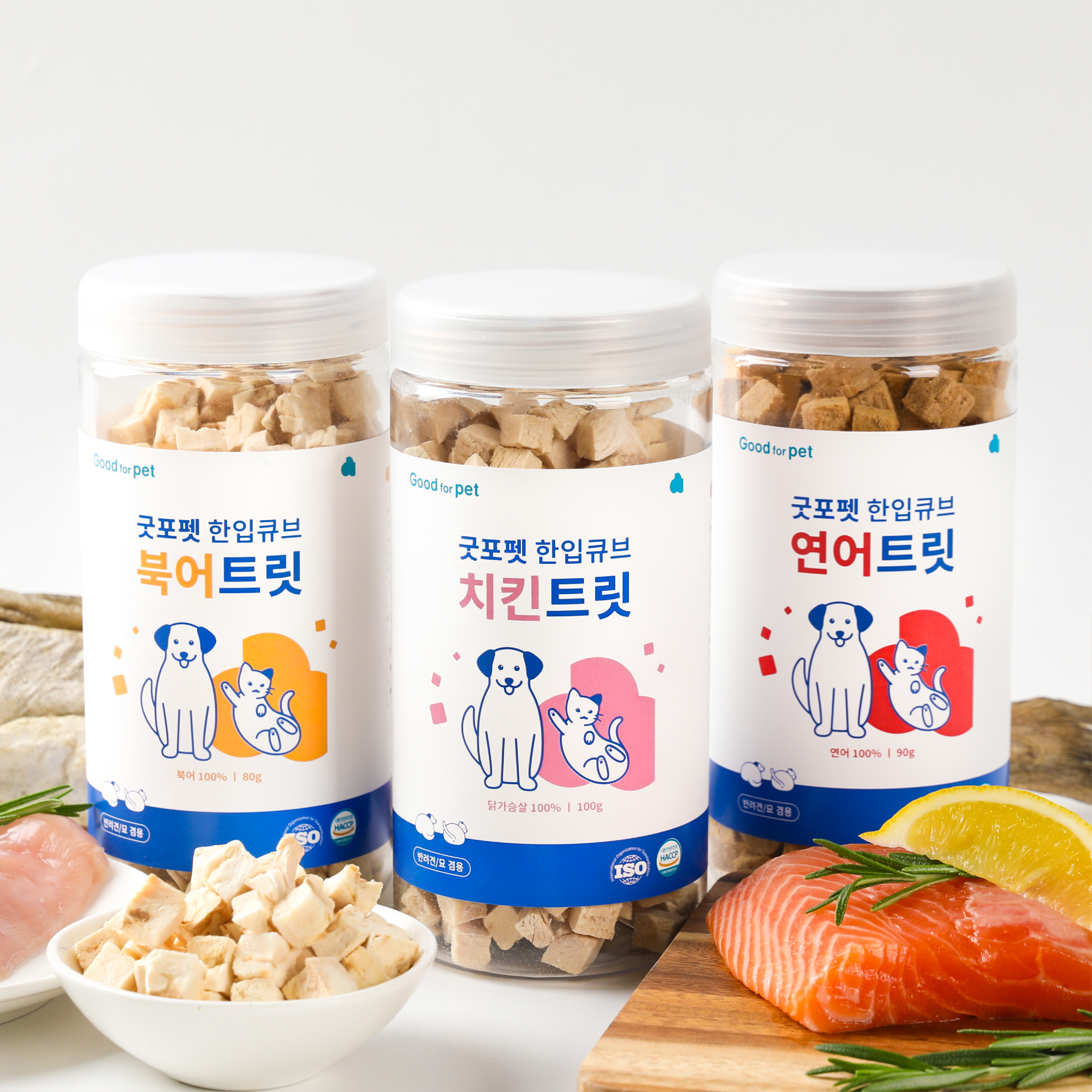 굿포펫 동결건조간식 트릿 원물100% 국내생산 북어, 80g, 1개 - 상세 이미지 5