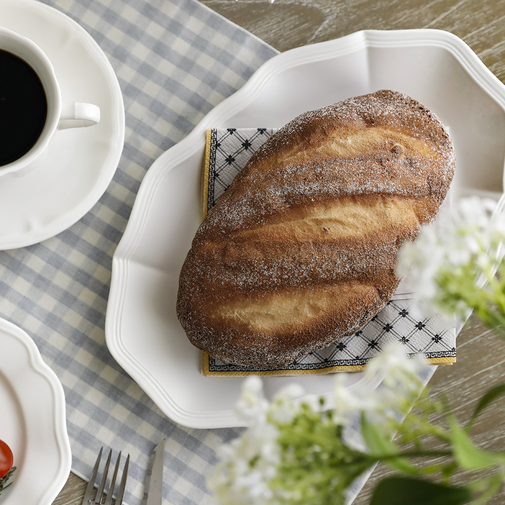 마티앙 크림 화이트 플레인 예쁜 수입 그릇 카페 파티 브런치 디저트 플레이트 접식 식기 그릇 오발보울/중