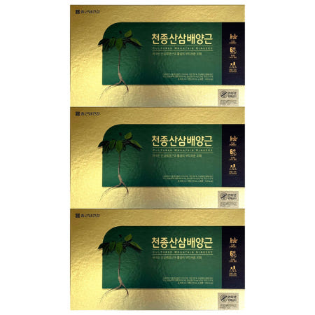 종근당건강 천종산삼배양근 20ml x 30병 3개