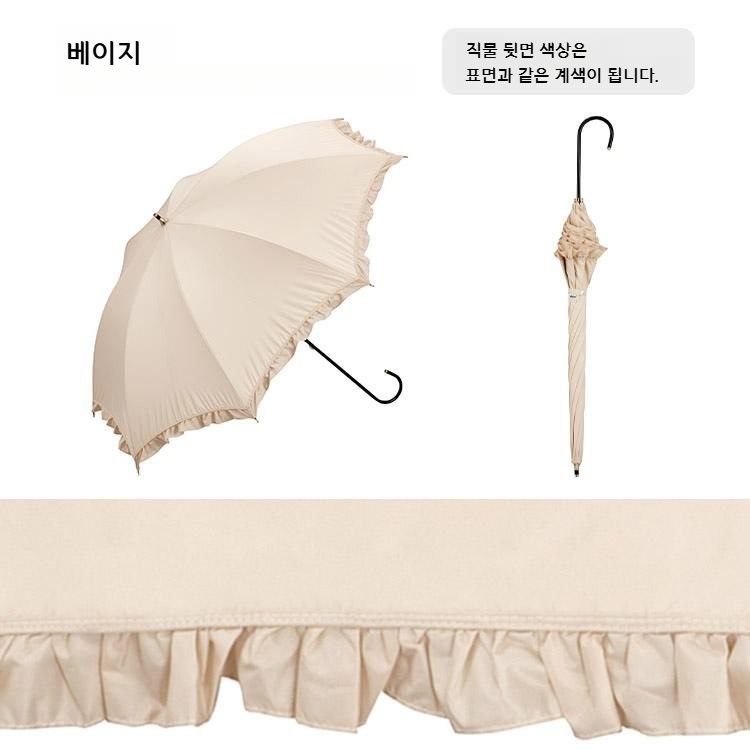 Wpc 클래식 프릴 장양산 차광 우양산 일본양산 UV차단 라벤더