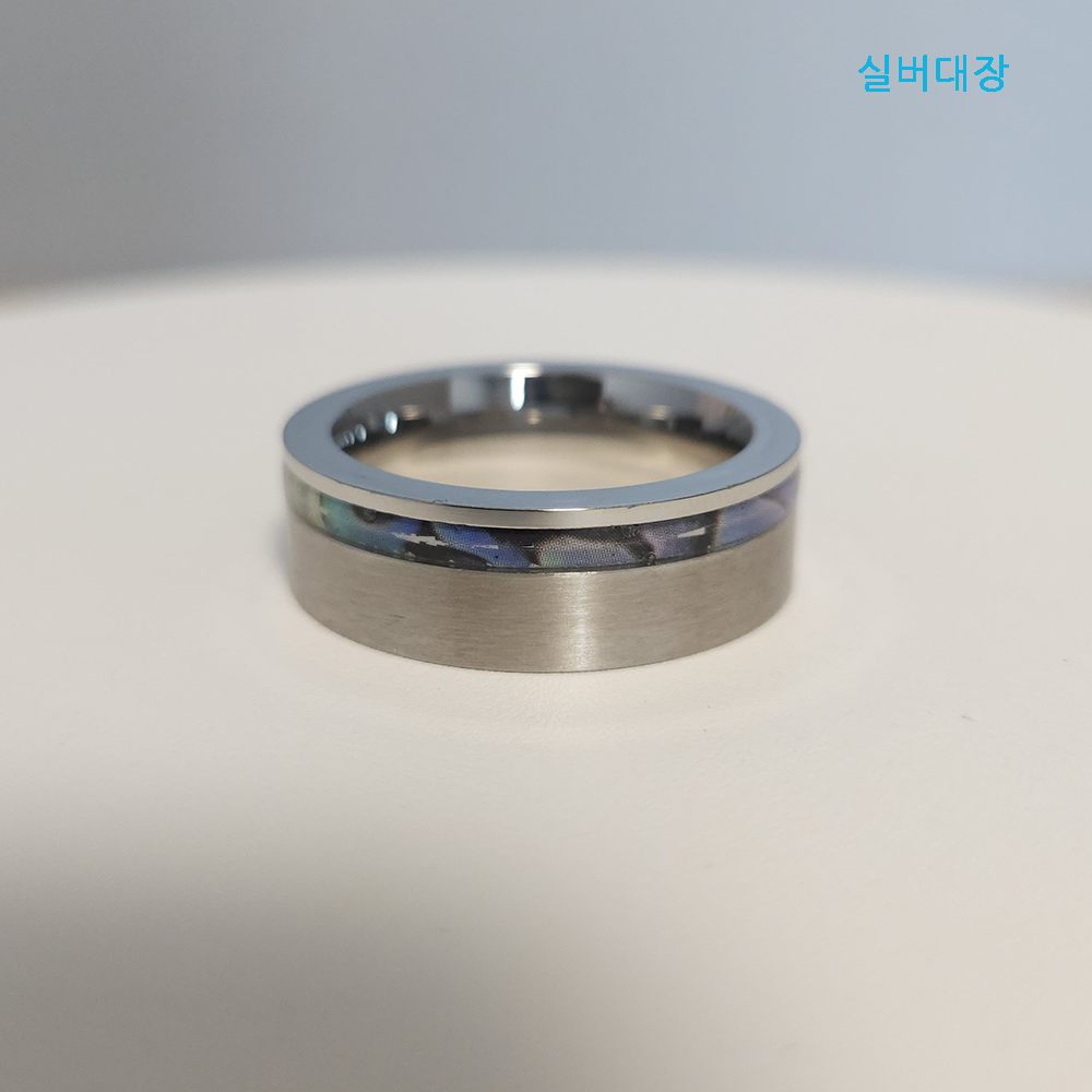 써지컬 스틸 볼드 링 선물 패션 남성 민자 반지 - 상세 이미지 4