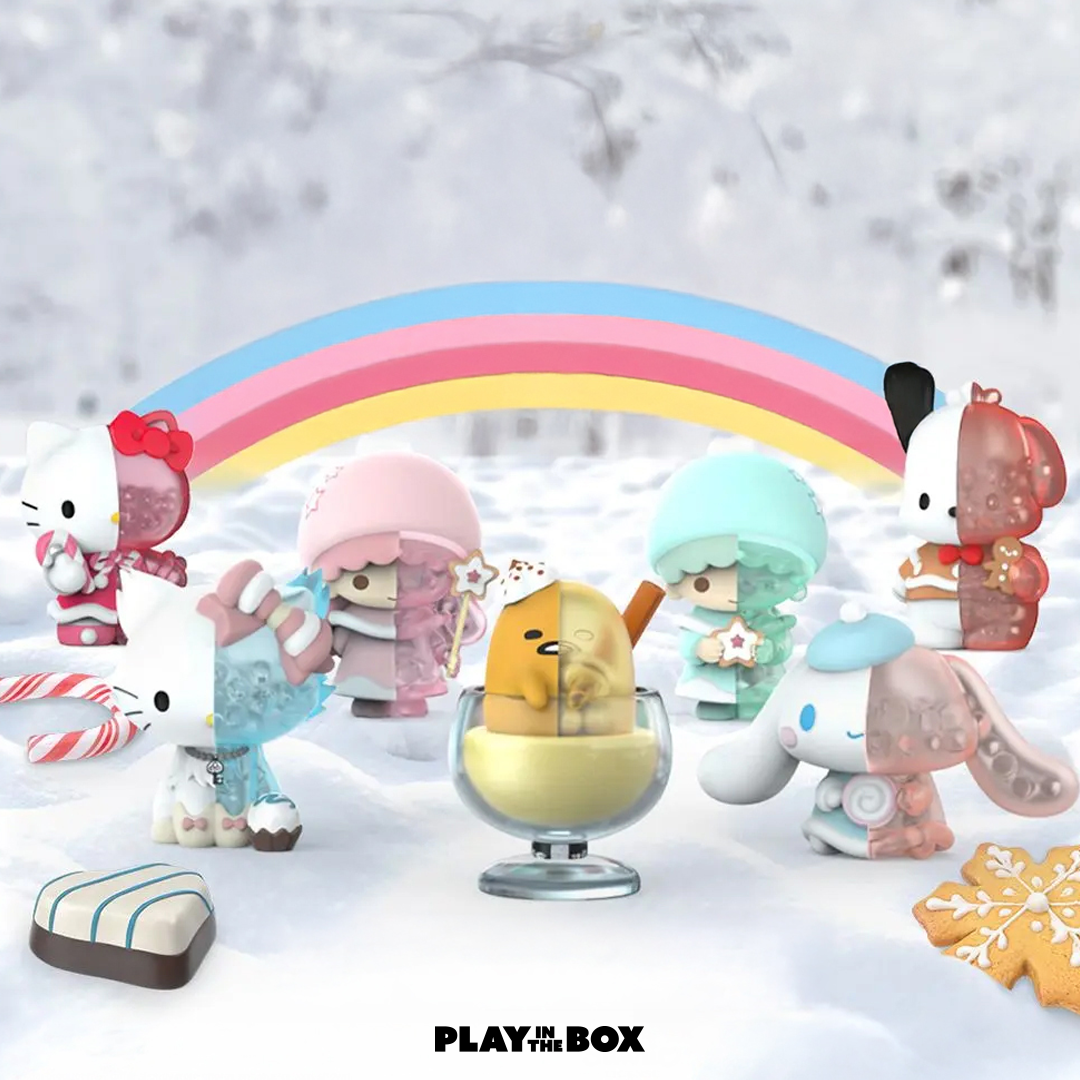 [플레이인더박스] 마이티잭스 산리오 스노우 드림 시리즈 랜덤피규어 엑스레이피규어