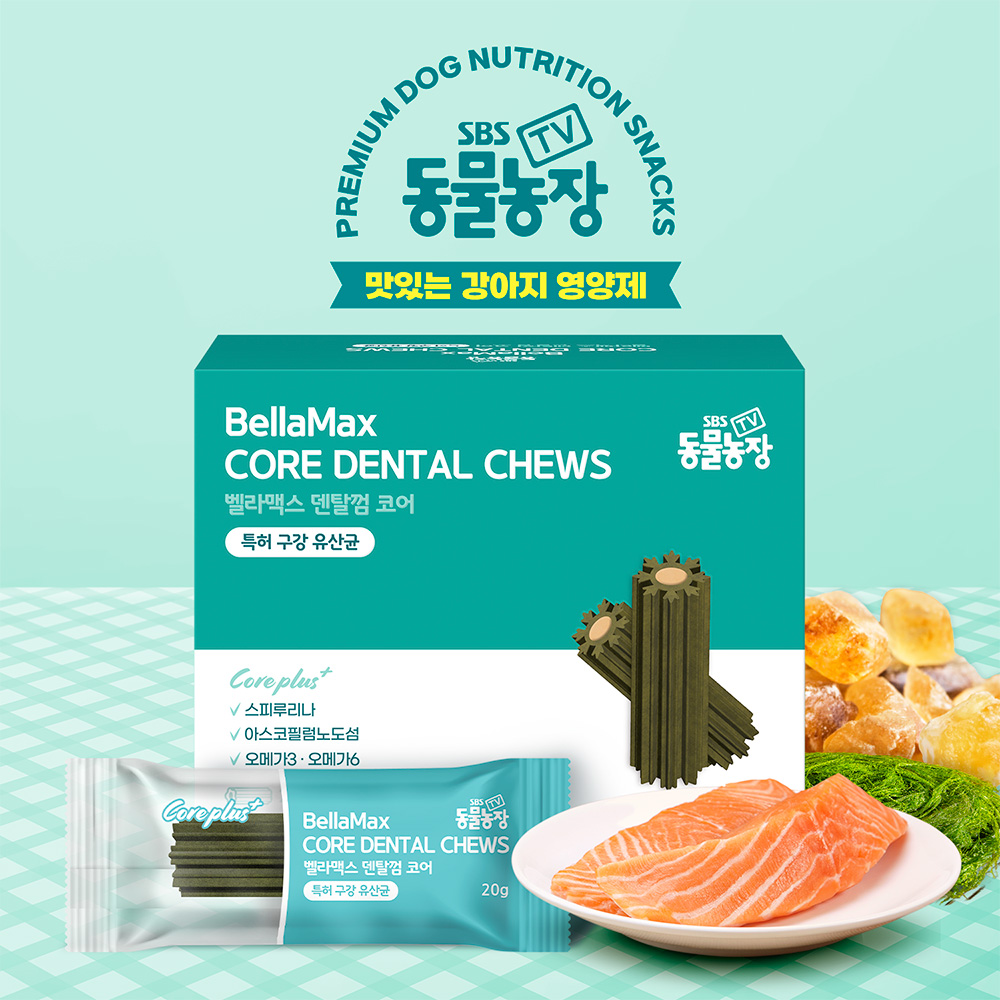 벨라맥스 SBS TV 동물농장 수의사 강아지 영양제 치아 관리 덴탈껌 코어, 200g, 1개 이미지 4