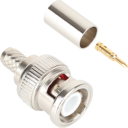 강원전자(주) NETmate NM-BNC73 BNC 4C 압착 커넥터(100개)