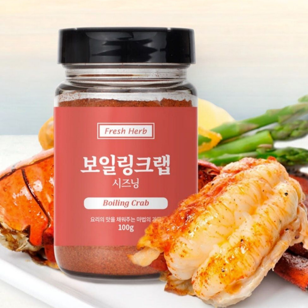 보일링 크랩 소스 시즈닝 씨푸드 랍스터 미국식해물찜 양념 분말 100g - 메인 이미지